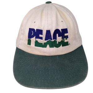 PEACE Slideback Hat Multicolor One Size Adjustable Embroidered Sportsman